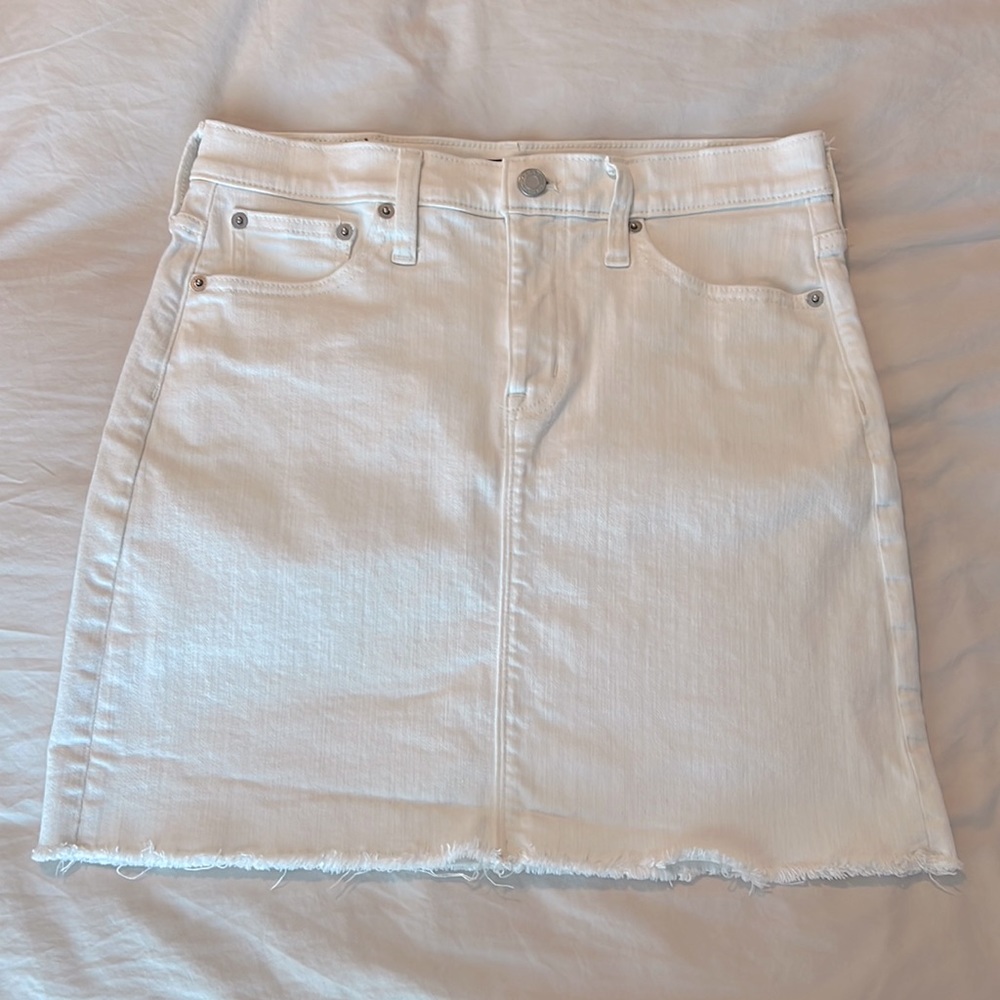 Denim Mercantile by JCrew skirt with raw hem